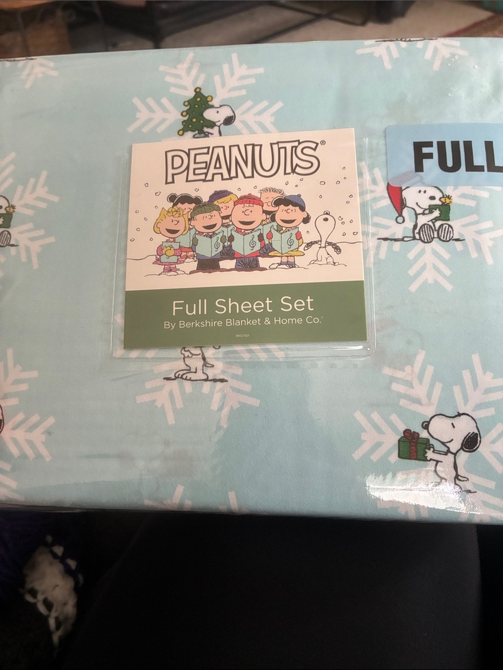 Peanuts Snowflake FULL Sheet Set